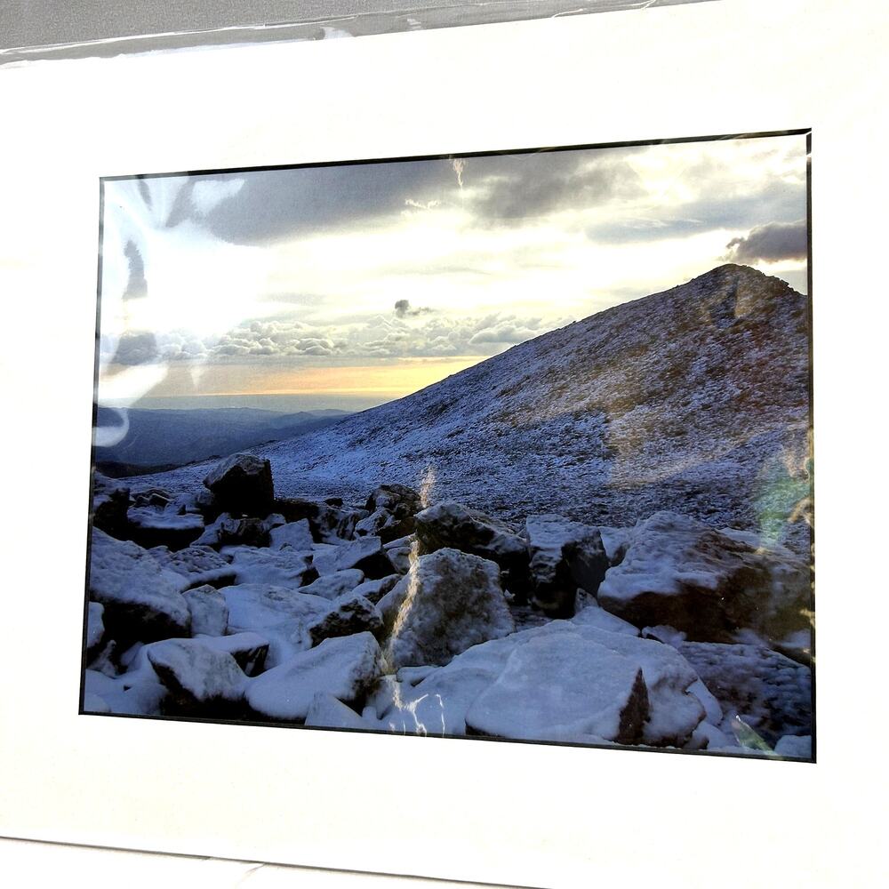 SKU2453 Rocky Mountain Wilderness Colorado Signed 8x10 Photo In 11x14 Mat